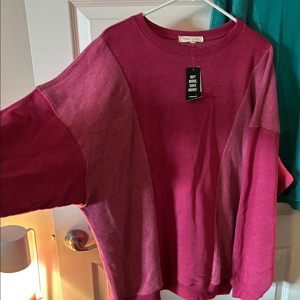 Gilded Intent Pink and Green Sweaters - Picture 2 of 3
